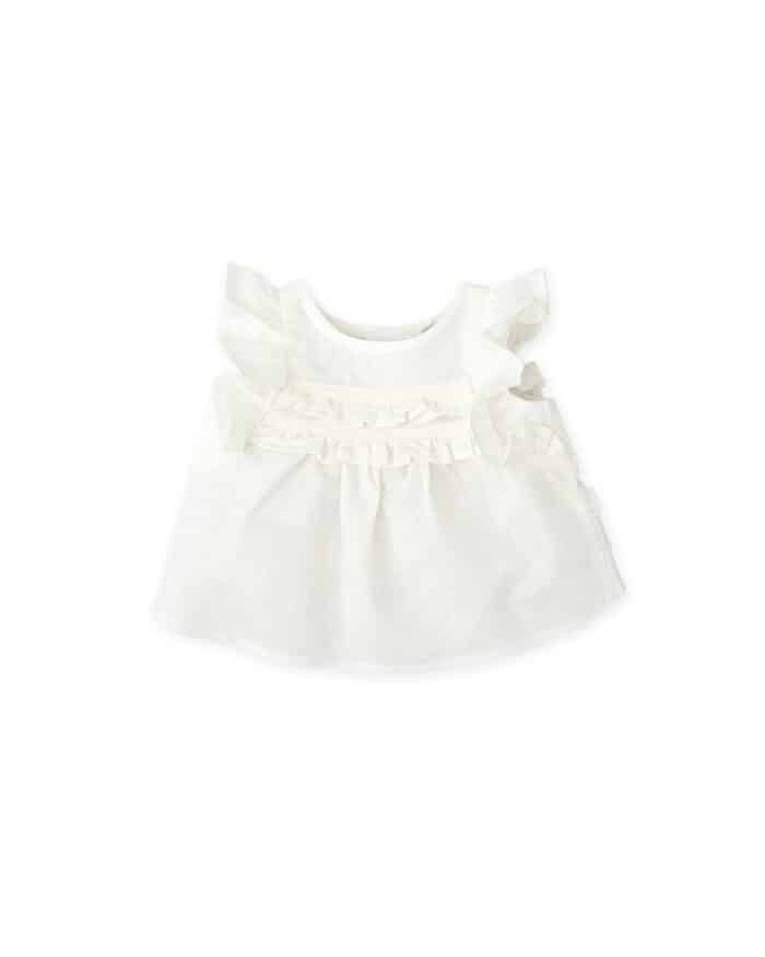 Tutto piccolo blouse girls 1038 creme