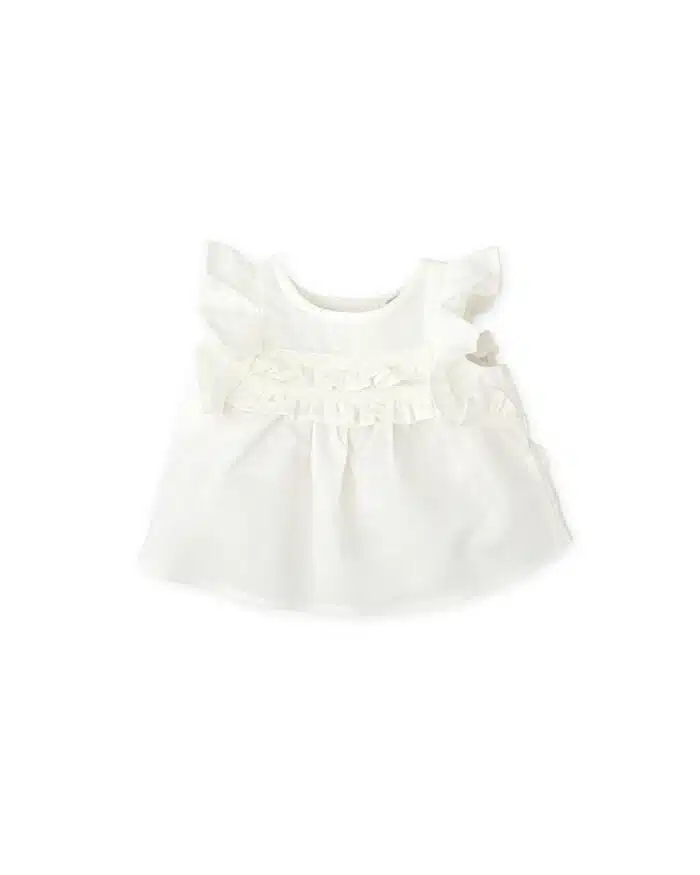 SALE Tutto piccolo blouse girls 1038 creme