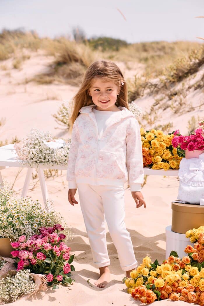 Patachou joggingpak 33210 oudroze/flowers - Afbeelding 3