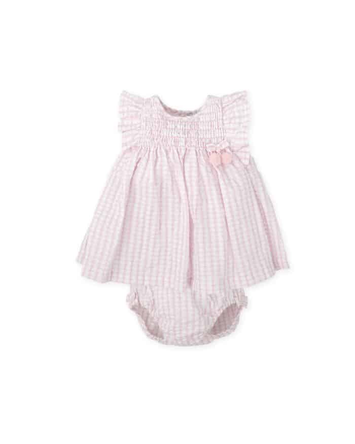 Tutto piccolo setje kort 2282 roze/ruit