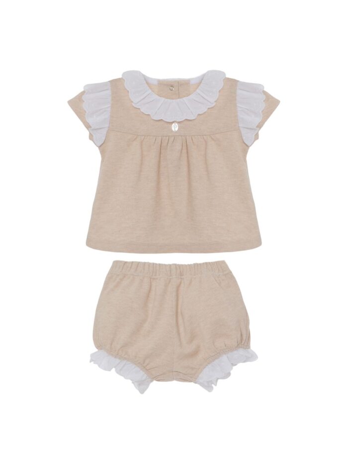 Patachou kort setje girls 33010 beige