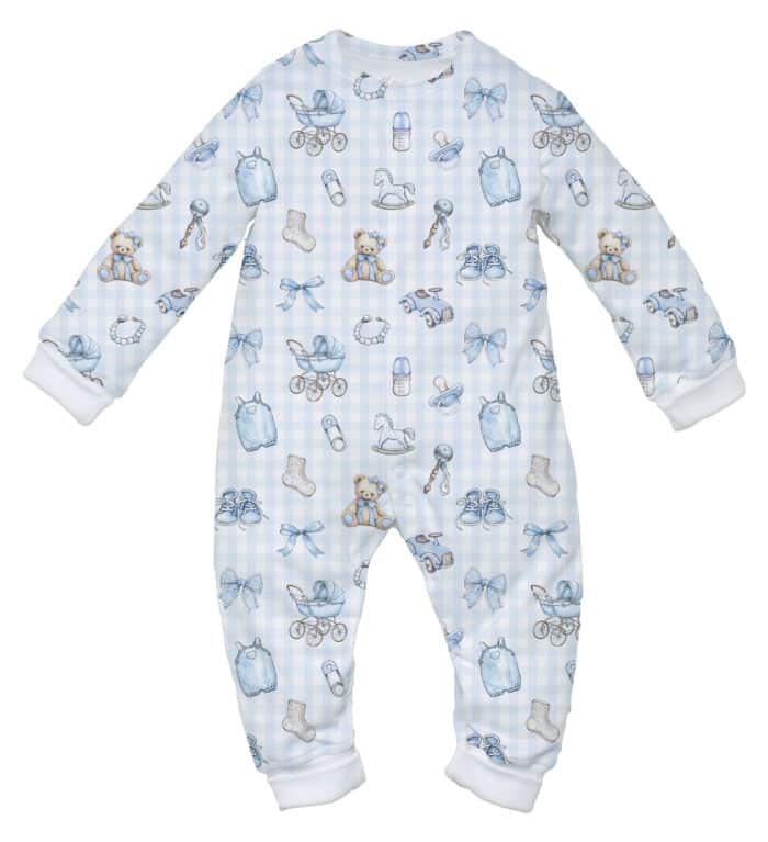 Little pie onesie pyjama Fancy blue