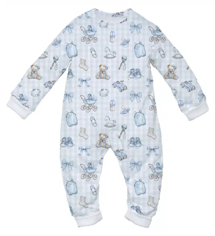 Little pie onesie pyjama Fancy blue