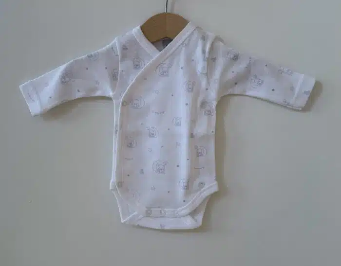 SALE Babidu romper lange mouw beer/blauw