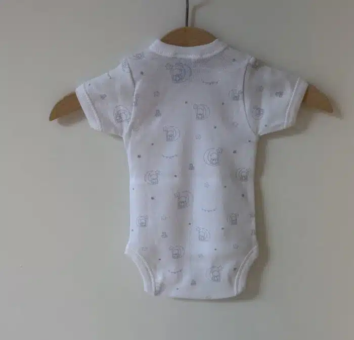 SALE Babidu romper korte mouw beer/blauw - Afbeelding 2