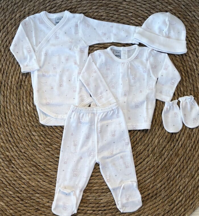 Babidu geboorte set 512 beertje/roze