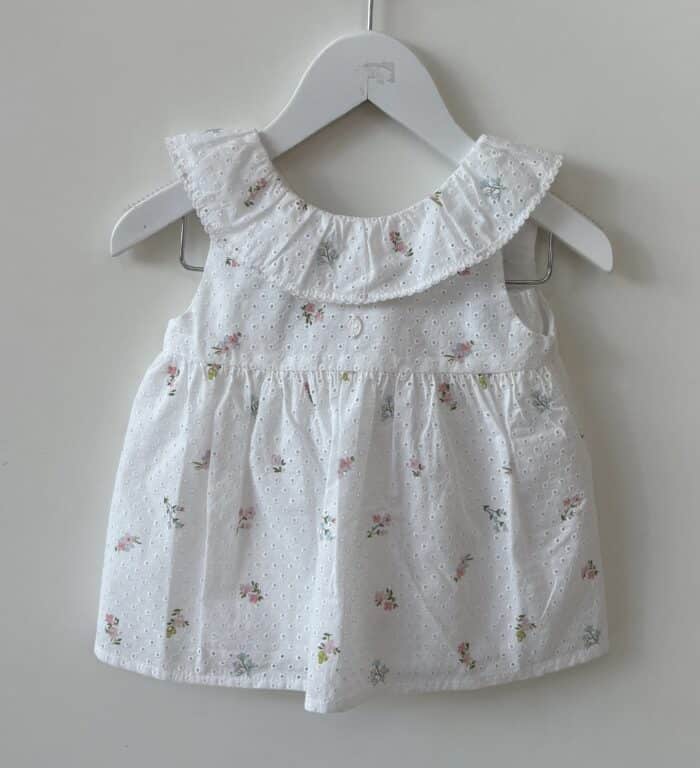 Patachou 2-delig setje flowers 33245 wit