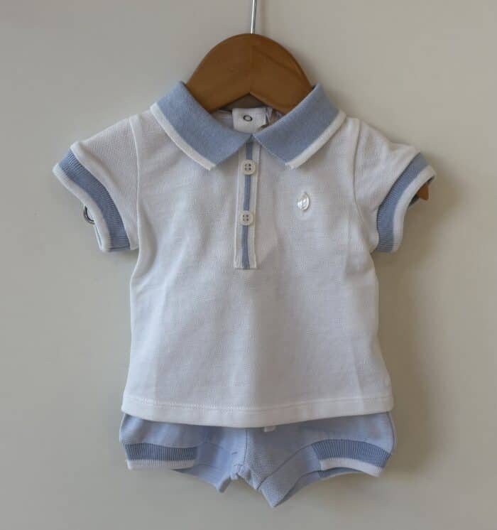 Patachou 2-delig setje 33150 wit/blauw