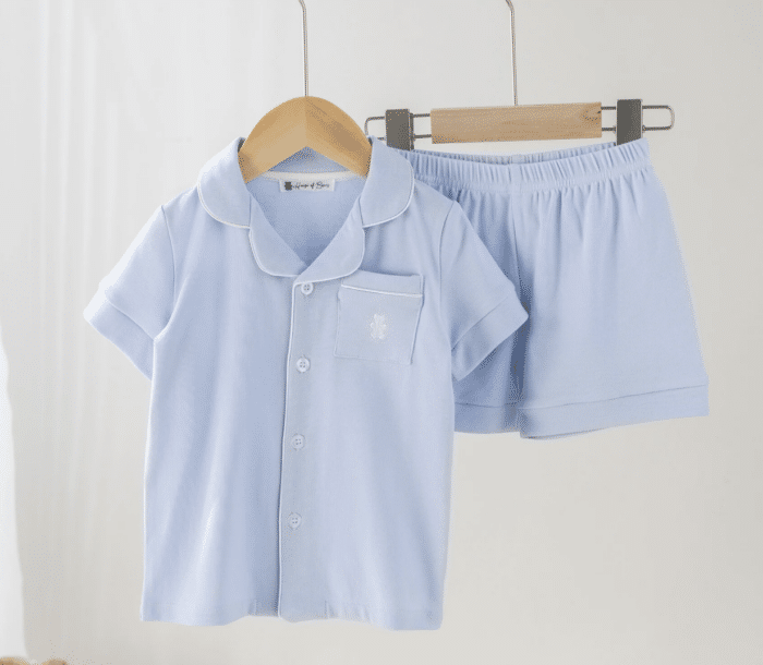 House of bears korte pyjama zomer blauw