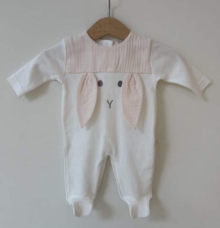 Baby gi boxpak bunny ivory/roze