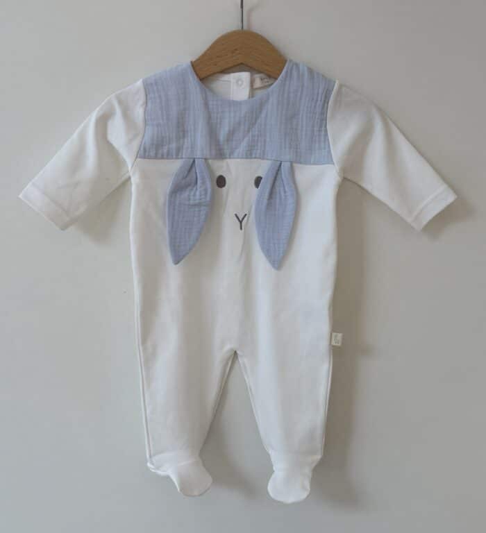 Baby gi boxpak bunny ivory/blauw