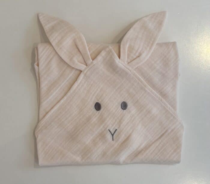 Baby gi hydrofiele doek bunny roze