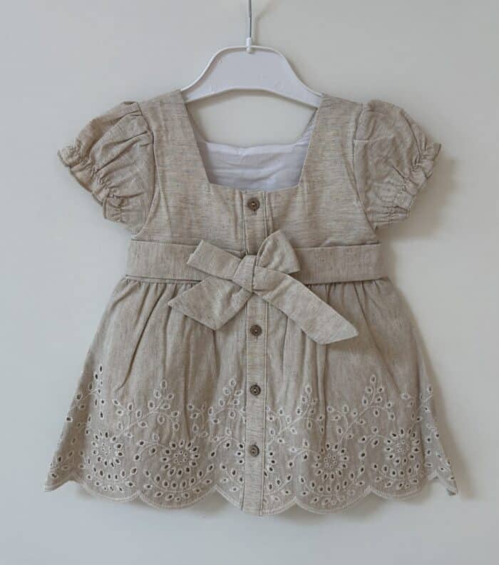 Babidu jurkje 92407 beige - Afbeelding 2