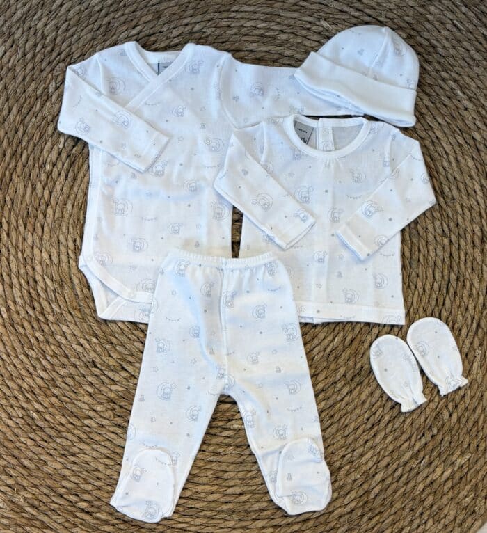 Babidu geboorte set 512 beertje/blauw