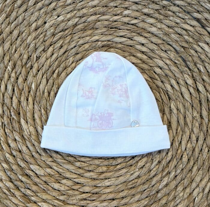 Purete du bebe mutsje met print roze 265