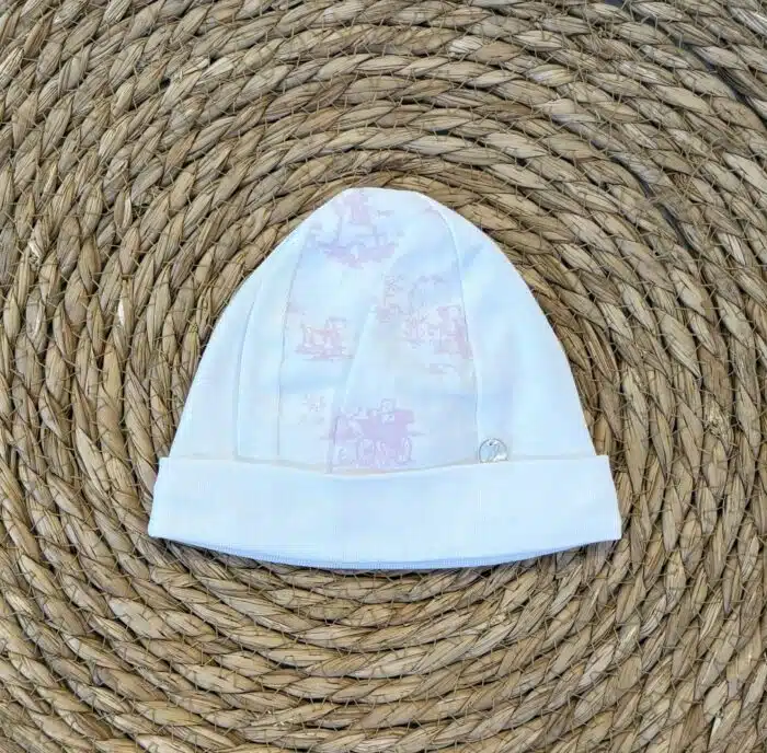 SALE Purete du bebe mutsje met print roze 265