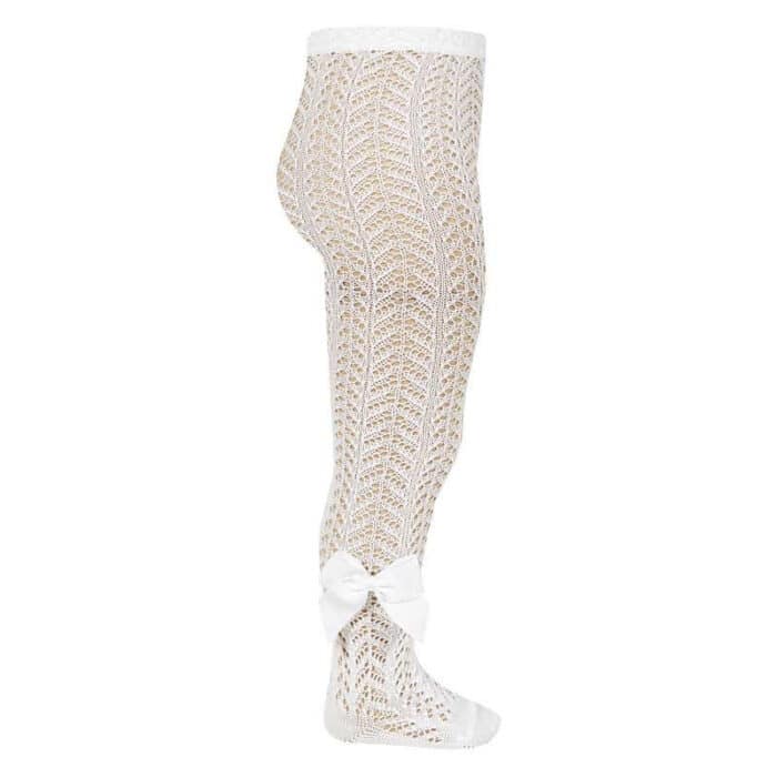Cóndor maillot opengewerkt met strik creme 2530/1
