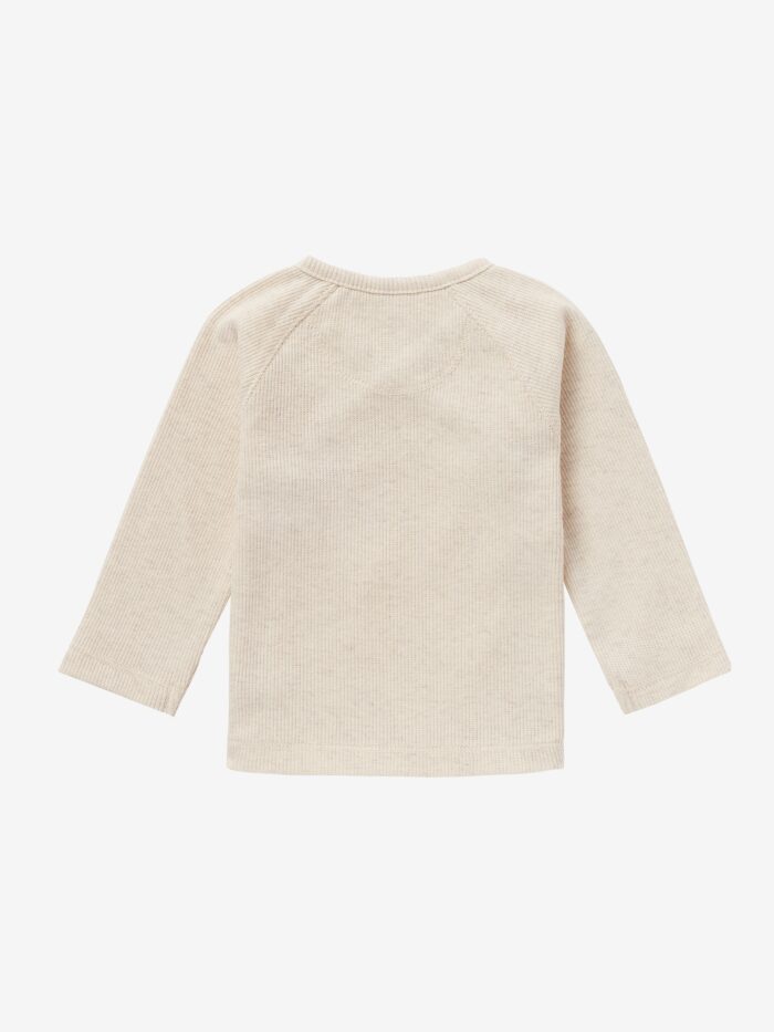 Noppies overslag top rib nayuki oatmeal - Afbeelding 2