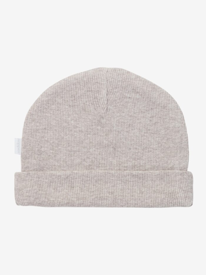Noppies muts rib nevel taupe - Afbeelding 2