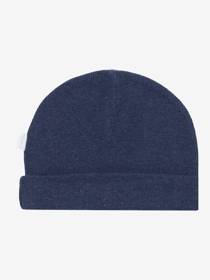 Noppies muts rib nevel navy - Afbeelding 2