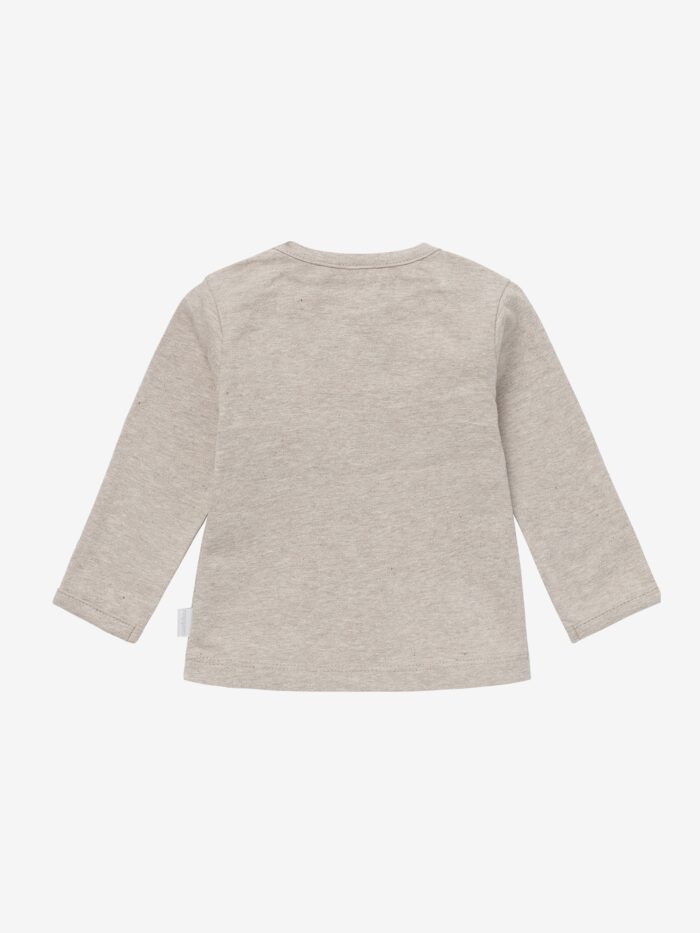 Noppies shirt katoen hester taupe - Afbeelding 2