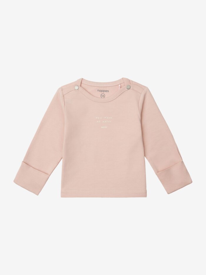 Noppies shirt katoen neisse rose