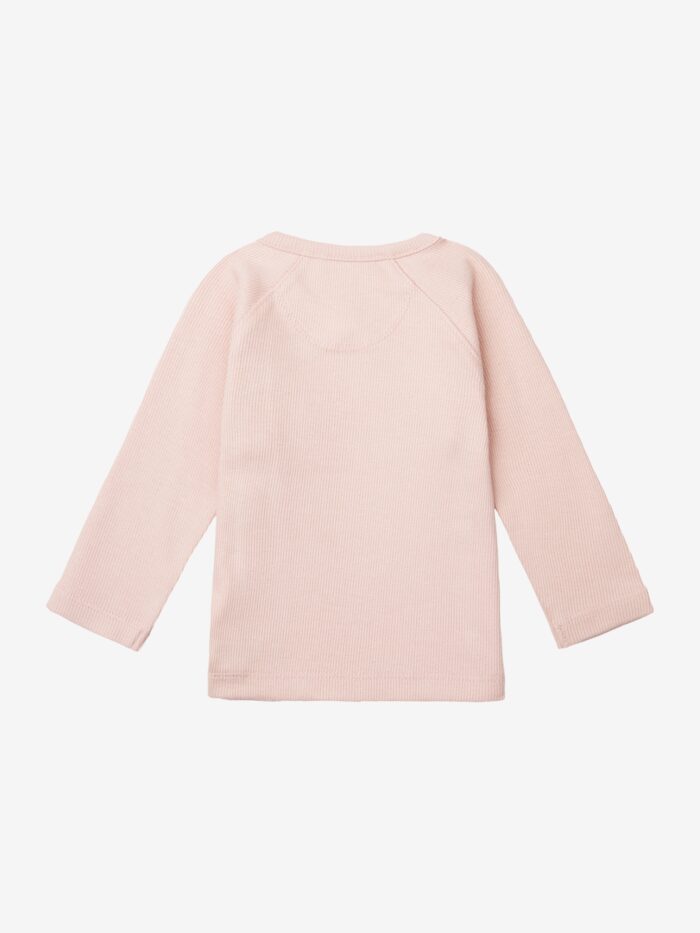Noppies overslag top rib nayuki rose - Afbeelding 2
