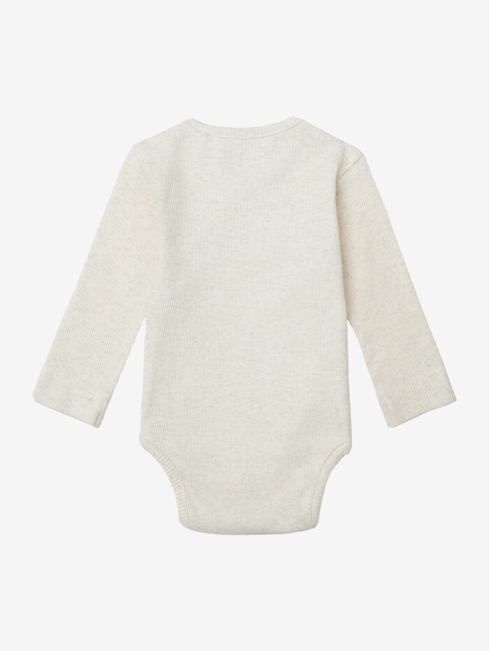Noppies romper rib nino oatmeal - Afbeelding 2