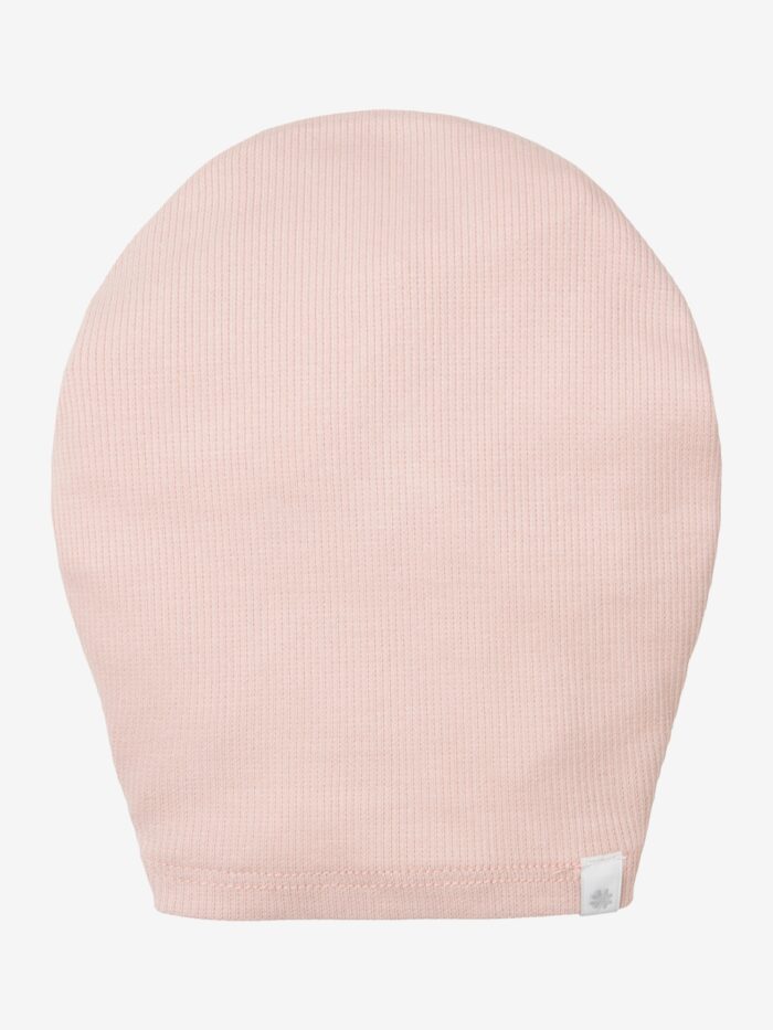 Noppies muts rib met strik niwot rose - Afbeelding 2