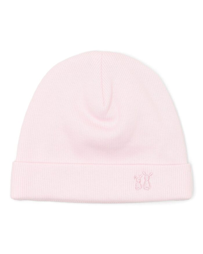 Poetree mutsje rib light pink
