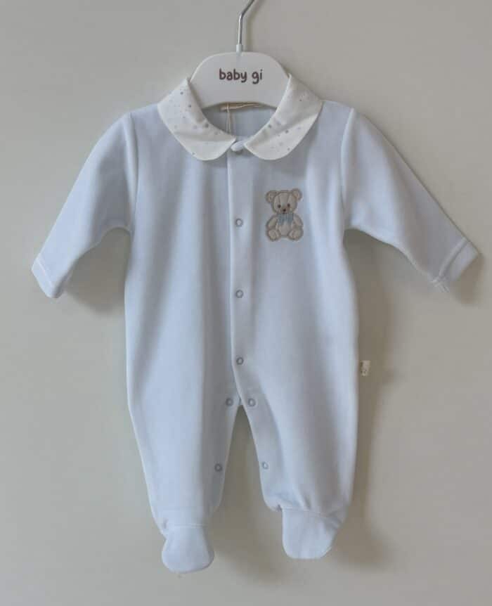Baby gi boxpak met teddy beer blauw TM53