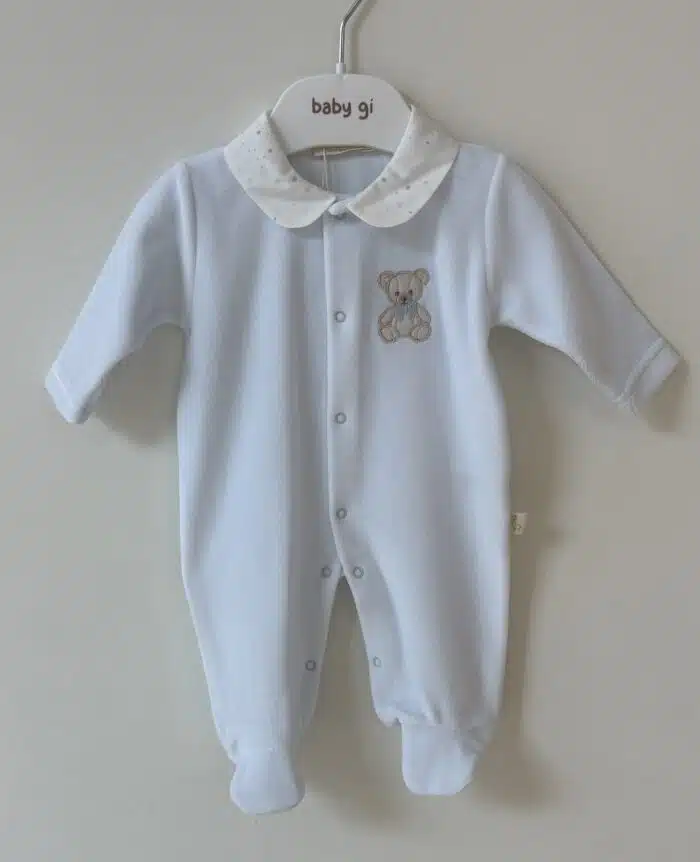 Baby gi boxpak met teddy beer blauw TM53