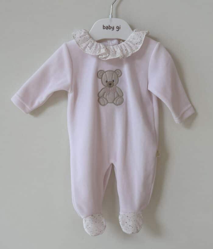 Baby gi boxpak met teddy beer roze TM50