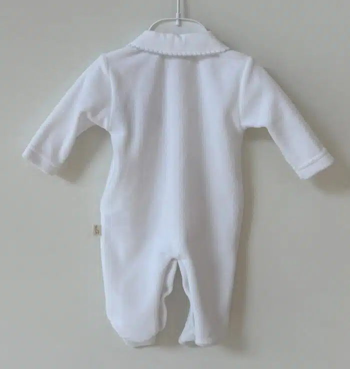 Baby gi boxpak met hobbel paard wit/blauw RH53 - Afbeelding 2