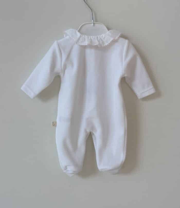 Baby gi boxpak met hobbel paard wit/roze RH53 - Afbeelding 2