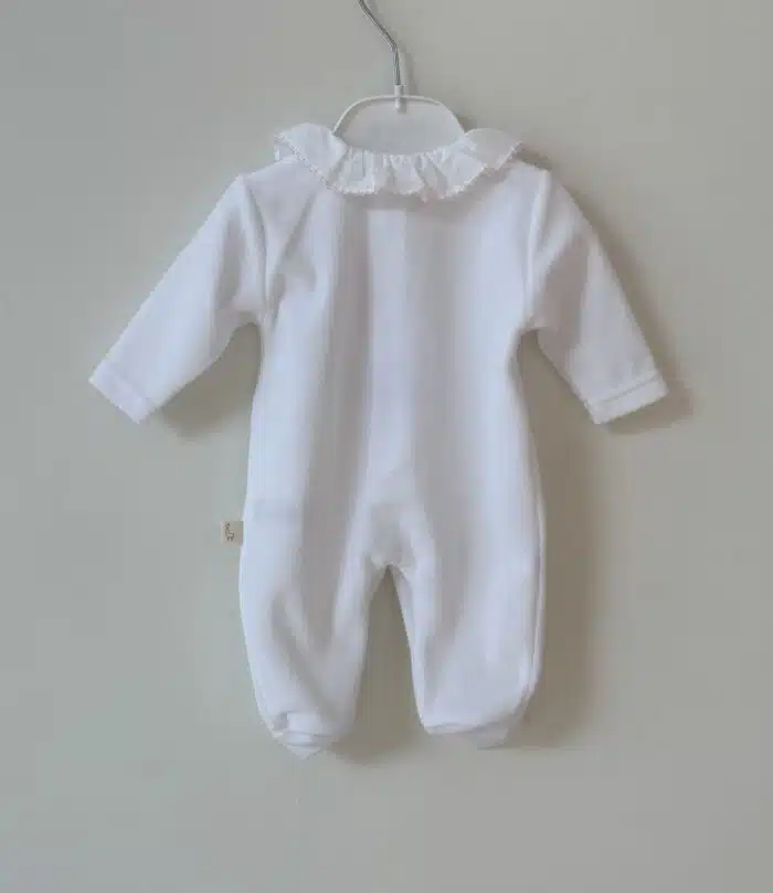 Baby gi boxpak met hobbel paard wit/roze RH53 - Afbeelding 2