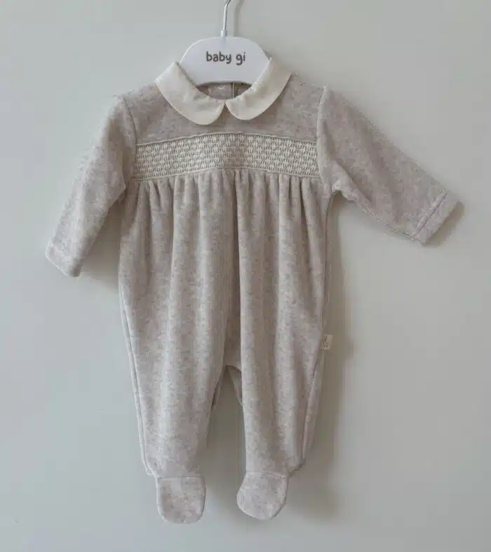Baby gi boxpak velours beige BG52