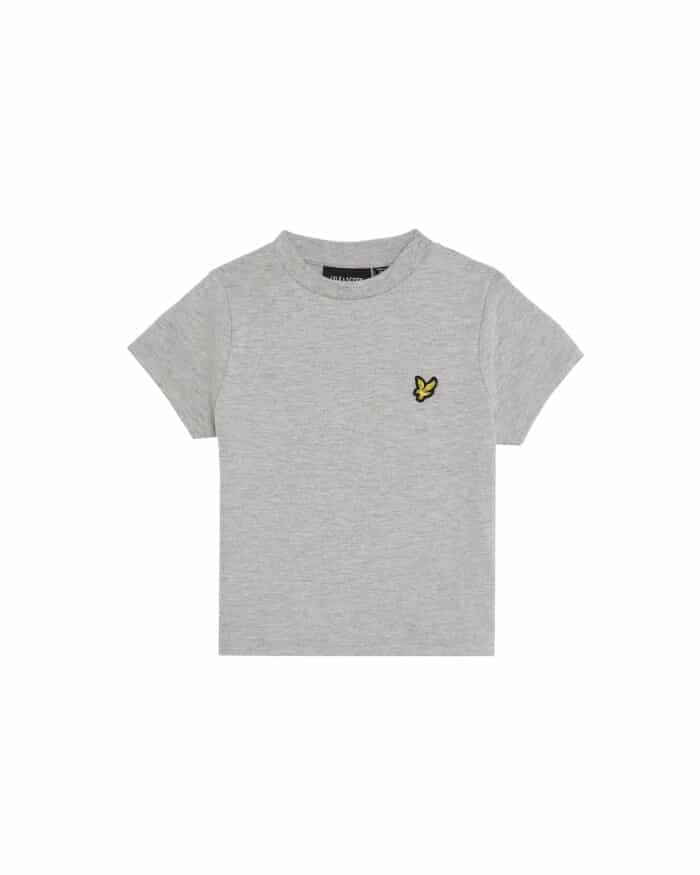 Lyle & Scott baby t-shirt lichtgrijs
