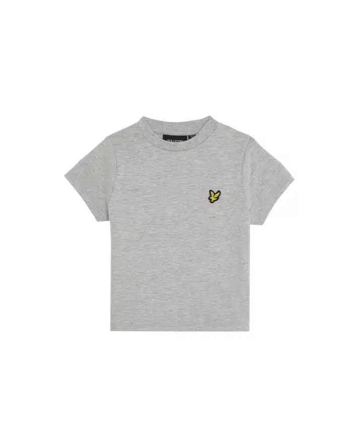 Lyle & Scott baby t-shirt lichtgrijs
