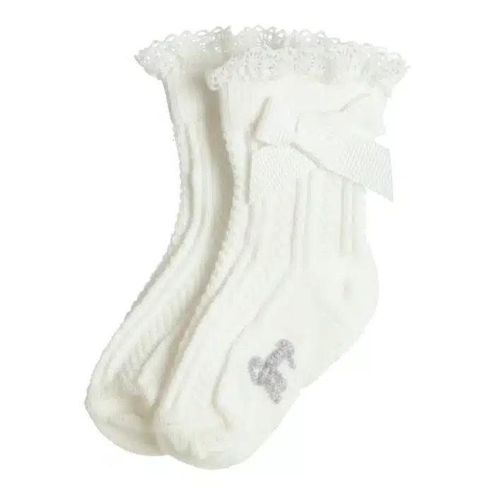 Gymp girls sokjes 5771 off white