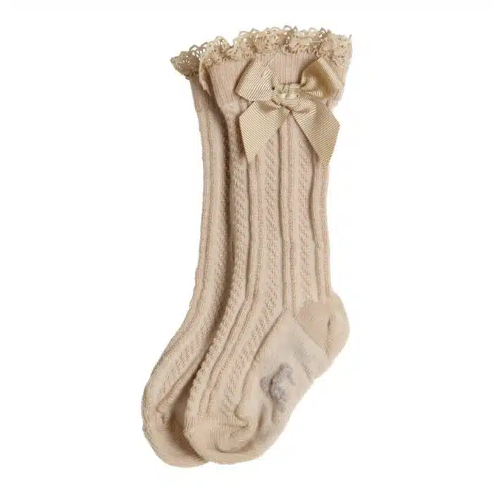 Gymp girls knie kousen 5772 beige