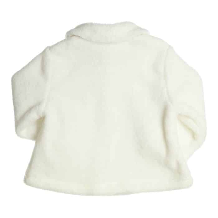 Gymp baby girls teddy jasje 5596 off white - Afbeelding 2