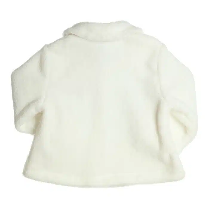 Gymp baby girls teddy jasje 5596 off white - Afbeelding 2
