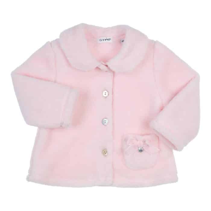 Gymp baby girls teddy jasje 5597 roze