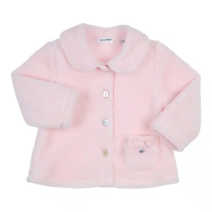 Gymp baby girls teddy jasje 5597 roze