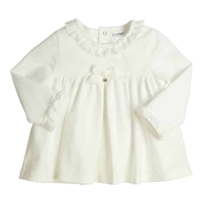 Gymp baby girls top 5536 off white