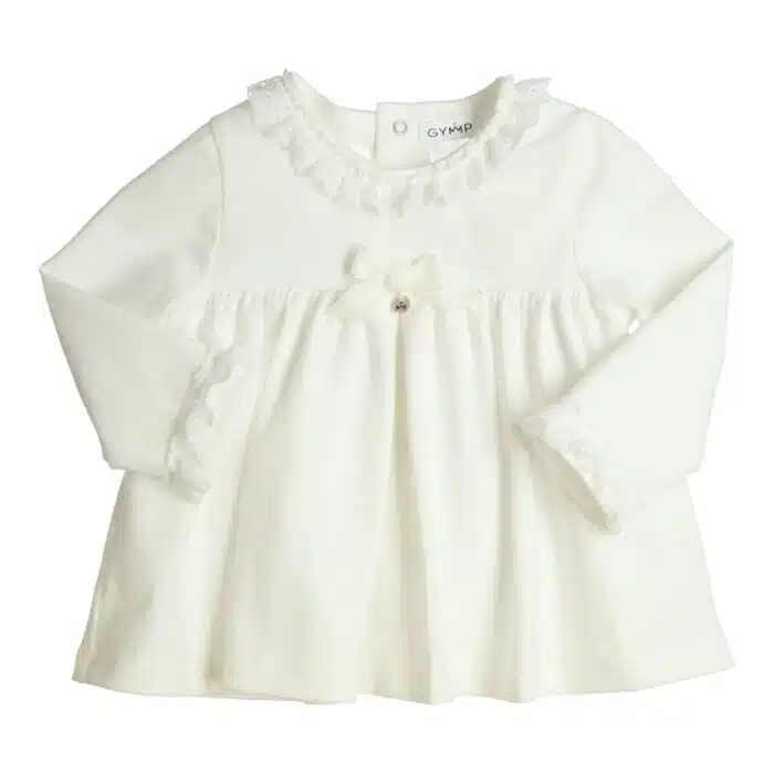 Gymp baby girls top 5536 off white