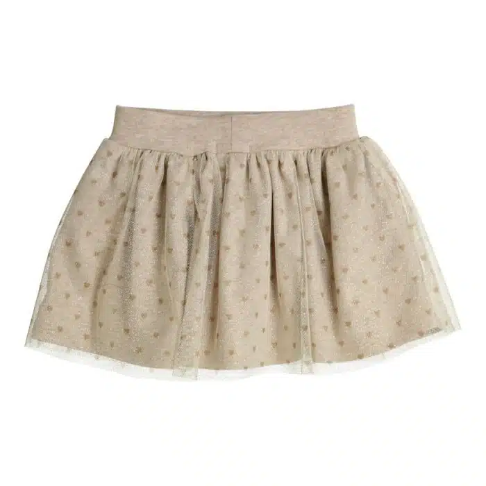 Gymp rokje 5628 beige/goud - Afbeelding 2