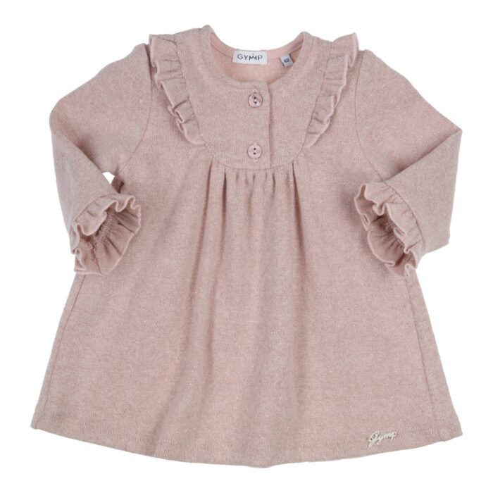 Gymp jurk 5503 oud roze/glitter