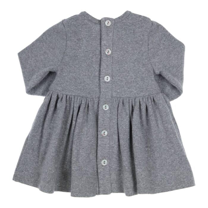Gymp jurk 5508 grijs/glitter - Afbeelding 2